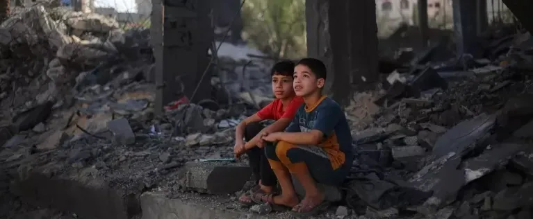 Image of destruction in Gaza